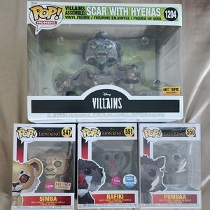 Lion King Funko Pop Lot